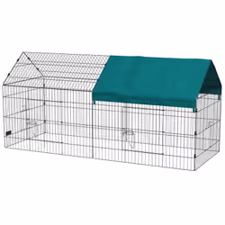 Ce joli parc enclos pour petits animaux type lapin, poule, etc. permettra à votre animal de profiter d'un espace clos sécuris ...