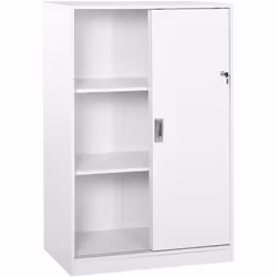 Description générale Cette armoire de bureau est idéale pour le rangement de vos dossiers et documents. Dotée de 2 portes cou ...