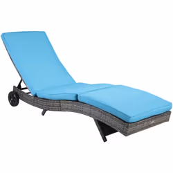 Ce magnifique bain de soleil grand confort fourni avec matelas déhoussable vous permettra de profiter pleinement du soleil da ...