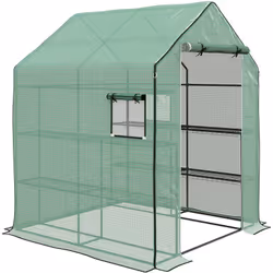 Cette superbe serre de jardin protègera efficacement vos plantes afin d'en tirer le meilleur rendement possible. Equipée de 4 ...