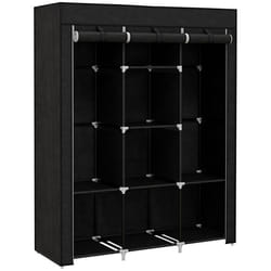 HOMCOM - Penderie - Acier - 125x43x162.5cm - Noir