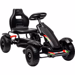 Ce superbe kart à pédales fera la joie de votre enfant ! Équipé d'un châssis en tubes de métal robuste, d'un carter de chaîne ...