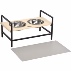 Améliorez la posture et digestion de votre chien avec ce superbe porte-gamelles surélevé réglable en hauteur à 3 niveaux ! Do ...