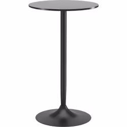 Succombez pour cette jolie table de bar HOMCOM au design épuré avec une forme ronde élégante, apportant une touche contempora ...