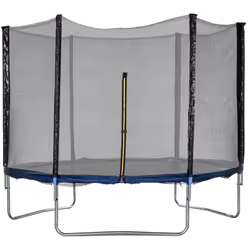 Ce magnifique trampoline de jardin pour enfants et adultes avec filet de sécurité permettra à vos enfants de s'amuser et de s ...