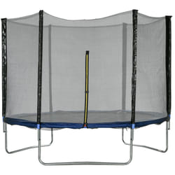 Trampoline d'extérieur ø 305 cm avec filet de sécurité, poteaux rembourrés et échelle