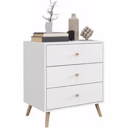 Cette magnifique commode sera le meuble idéal pour ranger vos divers objets. Les 3 tiroirs peuvent accueillir des vêtements,  ...