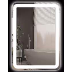 Ce splendide miroir lumineux LED diffusera une lumière harmonieuse dans votre salle de bain. Equipé d'un interrupteur tactile ...