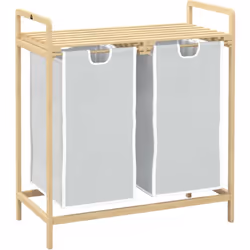 Ce superbe panier à linge en bambou apportera une touche naturelle cosy à votre salle de bain ou buanderie. Pratique et esthé ...