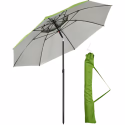Ce modèle de parasol en métal est grand et robuste pour une protection optimale contre le soleil. Avec la montée des températ ...