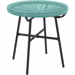 Donnez à vos espaces extérieurs une touche chic avec cette table basse de jardin Outsunny. Dotée d'un élégant plateau en verr ...