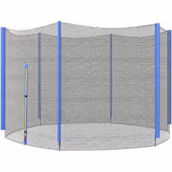 Ce filet de sécurité pour trampoline de SPORTNOW est un élément essentiel pour assurer la sécurité des enfants. Fabriqué en f ...