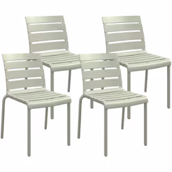 Description générale Améliorez votre espace bistro, maison et patio avec cet ensemble de chaises de jardin moderne. Composé d ...