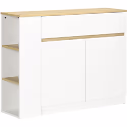 Ce buffet de salle à manger HOMCOM apporte style et ordre à votre intérieur. Son design épuré et naturel apporte une touche c ...
