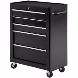 Description générale Ce chariot à outils sur roulettes est idéal pour organiser vos outils grâce à ses 5 tiroirs. Conçu avec  ...