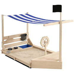 Outsunny - Bac à sable - Bois de sapin - 180x103x144.5cm - Bois naturel