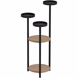Notre étagère pour plantes en bois et métal avec 5 niveaux vous permettra de mettre en valeur vos plantes et de décorer votre ...