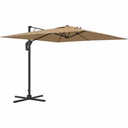 Cet élégant parasol déporté pivotant est idéal pour profiter entre amis ou en famille de votre extérieur ! Pour vous assurer  ...
