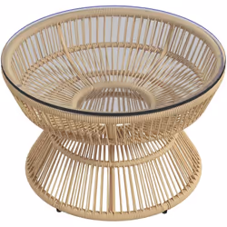 Donnez à vos espaces extérieurs une touche élégante avec cette table basse extérieure de jardin Outsunny. Dotée d'un élégant  ...