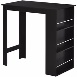 Cette jolie table haute table de bar est à la fois pratique et fonctionnelle. Avec un design contemporain et des couleurs neu ...
