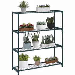 Succombez au porte-plantes en métal d'Outsunny pour donner vie à votre espace extérieur ou intérieur. Vous allez adorer son a ...