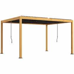 Cette splendide pergola avec lames orientables vous permettra de passer d'agréables moments à l'extérieur tout en étant proté ...