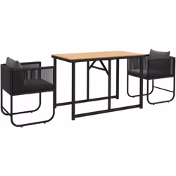 Ce superbe ensemble table et chaises pour 2 personnes vous permettra d'apprécier les belles journées d'été confortablement in ...