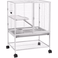 Découvrez la cage portable 2 en 1 de PawHut sur Aosom.fr ! Offrant un espace généreux pour le jeu et l'exercice, cette cage à ...