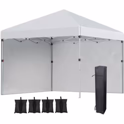 Cette tonnelle de jardin pliante pourrait vous offrir de l'ombre ou vous le souhaitez ! Notre tonnelle pliable Outsunny est i ...
