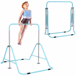 HOMCOM - Barre de gymnastique - Acier - 154x1062x1285cm - Vert