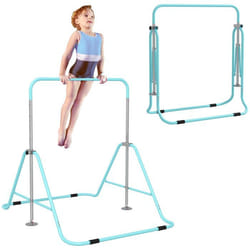 HOMCOM - Barre de gymnastique - Acier - 154x1062x1285cm - Vert