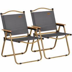 Détendez-vous en duo confortablement installé dans ce lot de 2 chaises de plage et camping pliables. Ces chaises de pêche pli ...