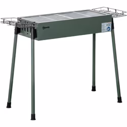 Ce superbe barbecue grill à charbon transportable grâce à ses 4 pieds amovibles, doté de 2 grilles de cuisson vous permettra  ...