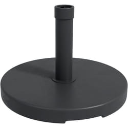 Outsunny - Pied de parasol rond base de lestage 15 Kg poignée hdpe noir