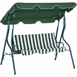 Cette splendide balancelle de jardin 3 places sera idéale pour vous détendre et faire un break au soleil ou à l'ombre. Equipé ...