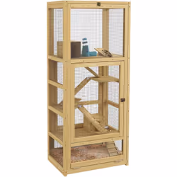 Description générale Offrez une vie de luxe à votre hamster avec la cage pour rongeur PawHut. Conçue pour le confort et l'act ...