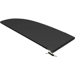 Outsunny - Housse de protection imperméable pour parasol droit avec fermeture éclair et cordon de serrage polyester pvc haute densité noir