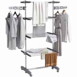 Set de haute qualité, de pratique et de légèreté, ce séchoir à linge est indispensable pour toutes les familles. Il offre un  ...