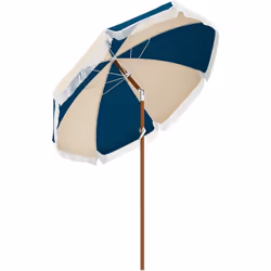 Ce joli parasol inclinable rond Ø 213 cm vous offrira une protection optimale contre le soleil tout en apportant un look rétr ...