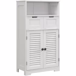 Optimisez votre espace avec le meuble de salle de bain kleankin ! Pratique et compact, il offre un rangement optimal grâce à ...