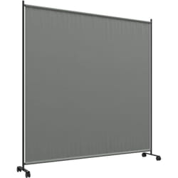 Outsunny - Panneau brise-vue paravent extérieur sur roulettes - autoportant - dim. 183L x 30l x 181H cm - gris