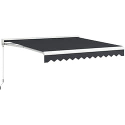 Outsunny - Store banne électrique manuel rétractable dim. 2,95L x 2,50l m anthracite