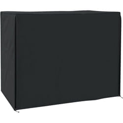 Outsunny - Housse de protection balancelle de jardin 3 places - imperméable, anti-UV, zip - dim. 2,20L x 1,25l x 1,72H m - noir