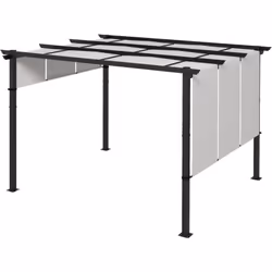 Cette superbe et grande pergola à triple toile rétractable vous permettra de passer d'agréables moments à l'extérieur tout en ...