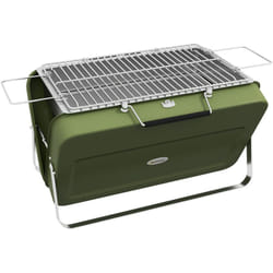 Outsunny - Mini barbecue à charbon portable pliable dim. 47L x 30l x 28H cm vert