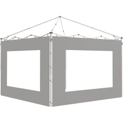 Outsunny - Lot de 2 panneaux latéraux barnum tonnelle 6x3 m ou 3x3 m oxford gris