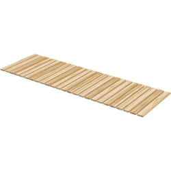 Outsunny - Allée chemin de jardin enroulable en lattes de bois dim. 120L x 38l cm sapin pré-huilé