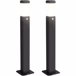 Description générale Ce lot de 2 lampes d'extérieur au design élégant et moderne est idéal pour illuminer votre allée, votre  ...
