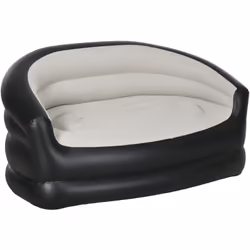 Détendez-vous avec la chaise longue gonflable Outsunny. Conçu pour accueillir deux personnes, il est doté d'un dossier et d'a ...