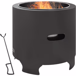 Élégant, stylé et super utile : dites bonjour à ce foyer Outsunny. Ce brasero extérieur de terrasse dispose d'un système de c ...